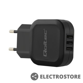 Qoltec Ładowarka sieciowa 17W | 5V | 3.4A | 3xUSB