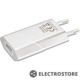Techly Ładowarka sieciowa USB 5V 1A biała