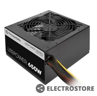 Thermaltake Litepower II Black 650W (Active PFC, 2xPEG, 120mm, Single Rail)