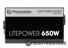 Thermaltake Litepower II Black 650W (Active PFC, 2xPEG, 120mm, Single Rail)