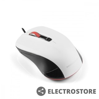 MODECOM M9.1 CZARNO-BIAŁA PRZEWODOWA MYSZ OPTYCZNA