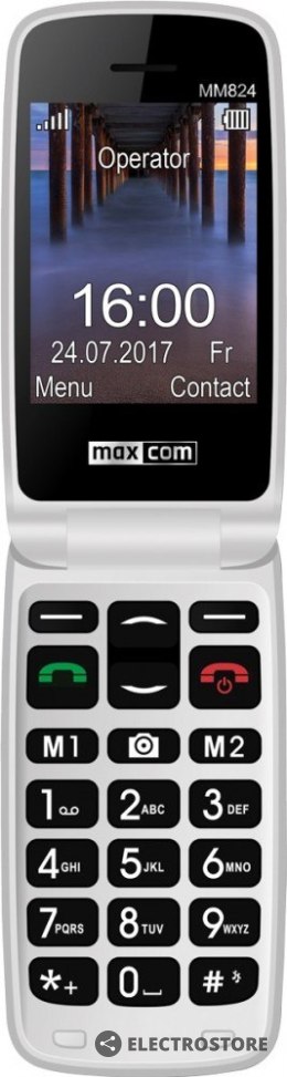 Maxcom MM824BB CZARNY Poliphone/Big button