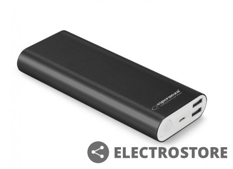 Esperanza POWER BANK 10000MAH PROTON CZARNY