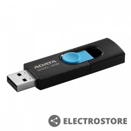 Adata Pendrive UV220 32GB USB2.0 Czarno-niebieski