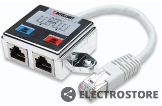 Intellinet Rozdzielacz RJ45x2 ekranowany