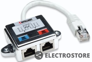 Intellinet Rozdzielacz RJ45x2 ekranowany
