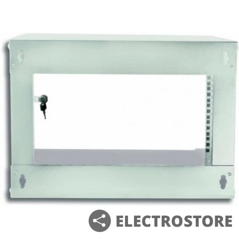 Techly Szafa wisząca ECO 19cali 6U/450mm zmontowana, szara Techly Szafa wisząca ECO 19cali 6U/450mm zmontowana, szara