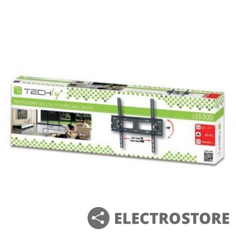 Techly Uchwyt ścienny LCD/LED 40-65cali 60kg czarny Techly Uchwyt ścienny LCD/LED 40-65cali 60kg czarny