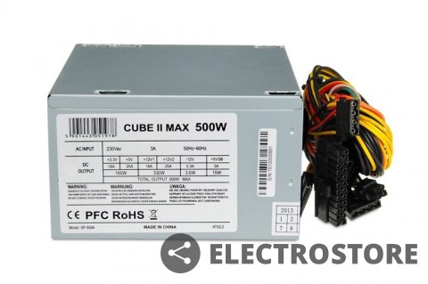 IBOX Zasilacz 500 W CUBE II 12 CM FAN IBOX Zasilacz 500 W CUBE II 12 CM FAN