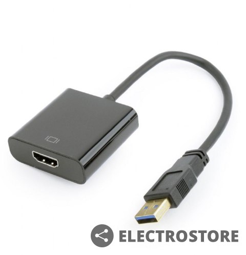 Gembird Adapter USB 3.0/HDMI-A 19pin/żeński Gembird Adapter USB 3.0/HDMI-A 19pin/żeński