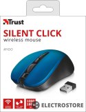 Trust Mydo Silent Click bezprzewodowa mysz niebieska
