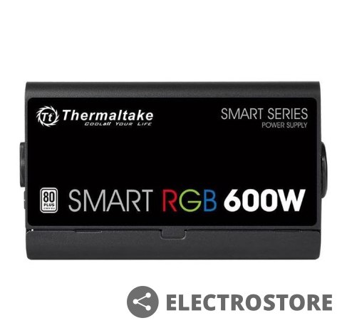 Thermaltake Smart 600W RGB (80+ 230V EU, 2xPEG, 120mm, Single Rail) Thermaltake Smart 600W RGB (80+ 230V EU, 2xPEG, 120mm, Single Rail)