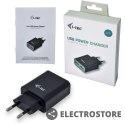 I-tec USB Power Charger 2 port 2.4A czarny 2x USB Port DC 5V/max 2.4A