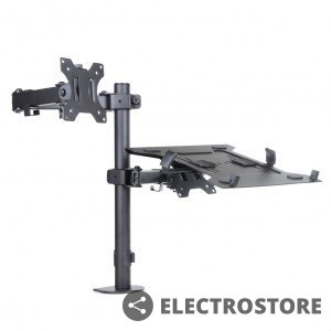 ART Uchwyt biurkowy do monitora LED/LCD 13-32" + notebooka L-24