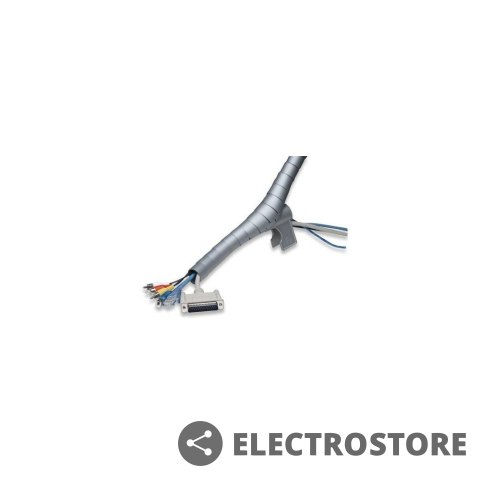 Techly Elastyczna osłona na kable 2,5m 25mm średnicy, czarna Techly Elastyczna osłona na kable 2,5m 25mm średnicy, czarna