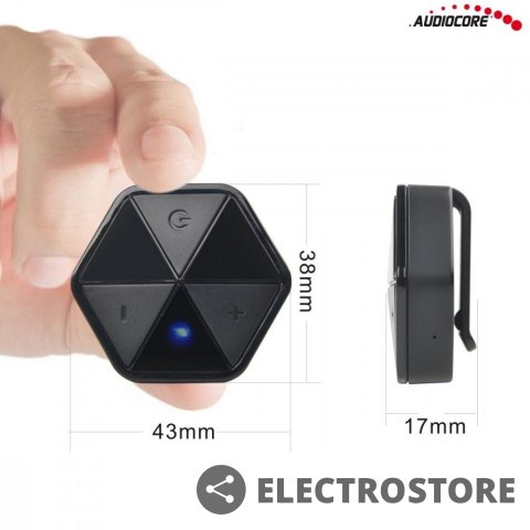 Audiocore Odbiornik słuchawkowy Bluetooth AC815