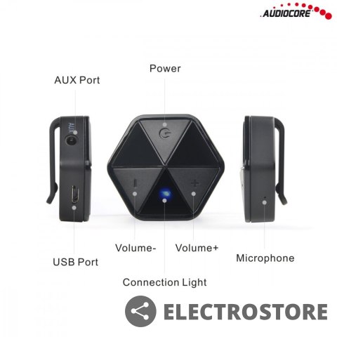 Audiocore Odbiornik słuchawkowy Bluetooth AC815