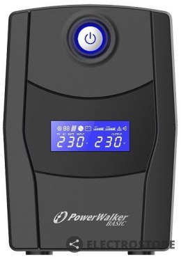 PowerWalker Zasilacz awaryjny line-interactive 800VA STL FR 2x PL 230V, USB, RJ11/45 In/Out