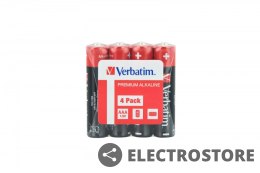 Verbatim Bateria alkaliczna LR3 (AAA)(4szt.) shrink