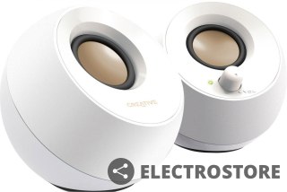 Creative Labs Głośniki Pebble 2.0 USB białe