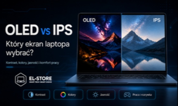 Laptop OLED czy IPS — czy warto dopłacić w 2026 roku?