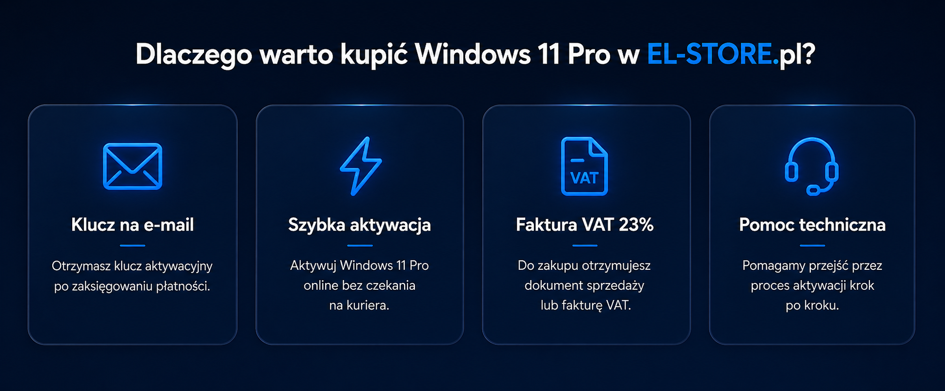 Dlaczego warto kupić Windows 11 Pro w EL-STORE.pl